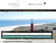 Tablet Screenshot of nieuwleventexel.nl